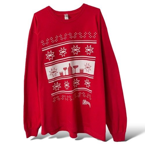 تیشرت آستین بلند چاپ دار 