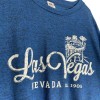 تیشرت آستین کوتاه لانگ آبی نفتی وارداتی Las Vegas