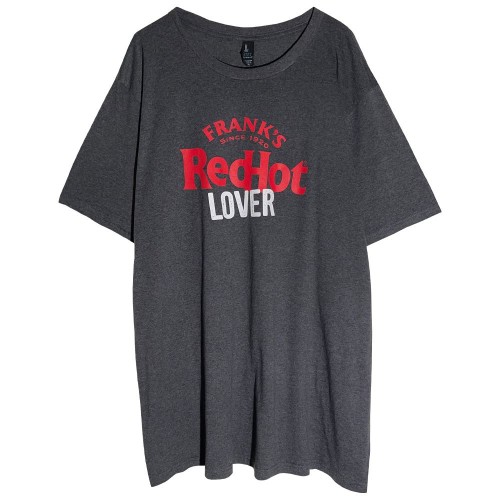 تیشرت وارداتی ذغالی آستین کوتاه نخی چاپدار