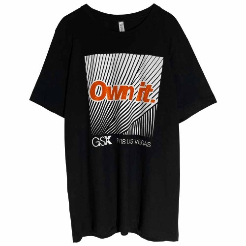 تیشرت مشکی وارداتی آستین کوتاه طرحدار