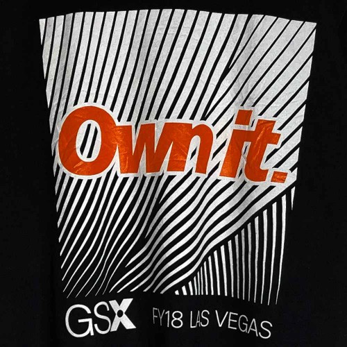 تیشرت مشکی وارداتی آستین کوتاه طرحدار