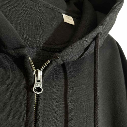 سویشرت مشکی قواره آزاد سه نخ