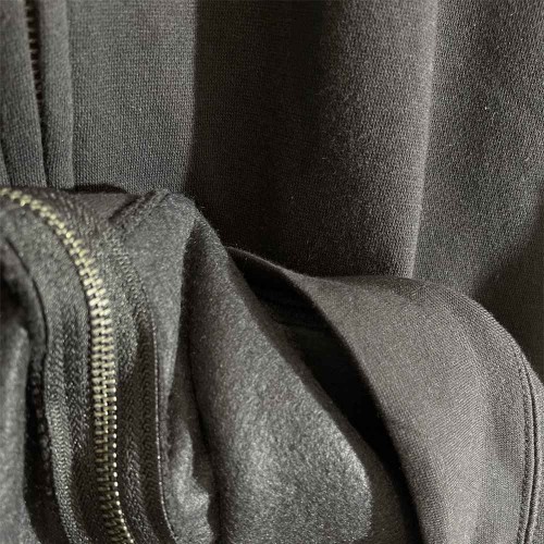 سویشرت مشکی قواره آزاد سه نخ